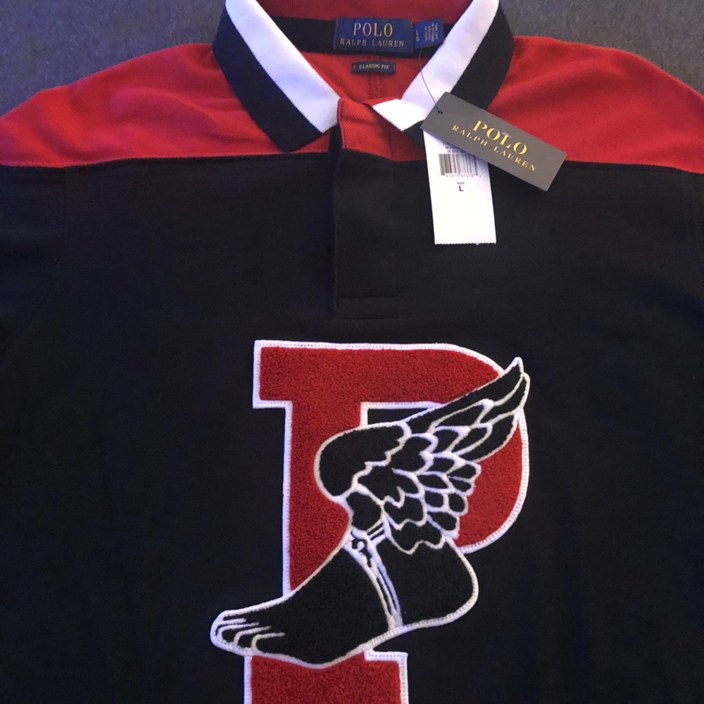 “NWT” Classic Fit P-Wing Mesh Polo - Picture 4 of 6